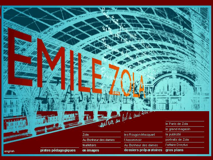 Émile Zola: exposition virtuelle