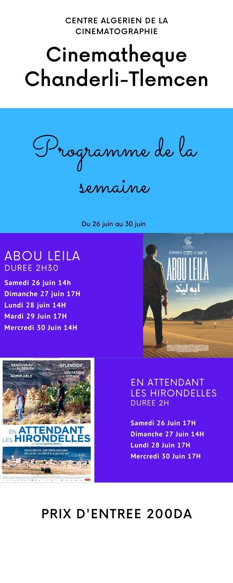 Cinematheque Chanderli- ex-colisee