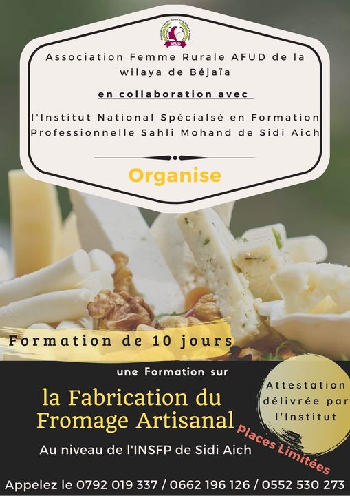Formation dans la fabrication artisanale du fromage