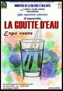 “La goutte d’eau” en aquarelle à l’OREF