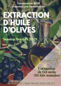 #Formation  Extraction d'Huile d'Olives
