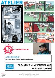 Institut Français Tlemcen : Atelier bande dessinée par Togui