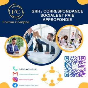 GRH/ Correspondance sociale et Paie Approfondie ° Formation Pratique - S.B ✓