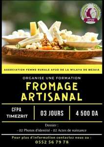 #Formations à Timezrit : par l'Association femme rurale AFUD de la wilaya de Béjaïa