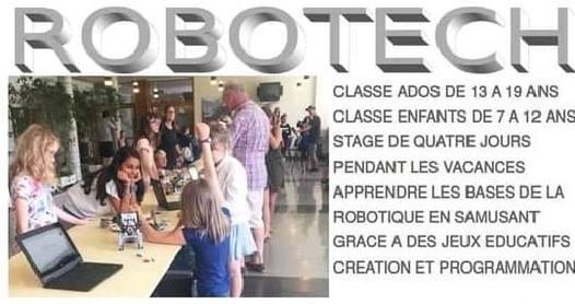 Stage robotique adolescent
