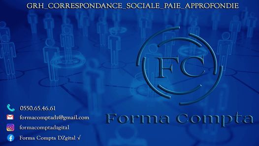 GRH/ CORRESPONDANCE SOCIALE ET PAIE APPROFONDIE° FORMATION PRATIQUE