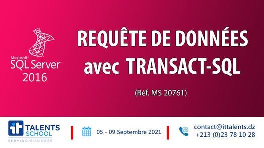 Requêtes de données avec Trasact-SQL