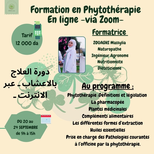 Formation en Phytothérapie (En Ligne)