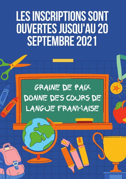 Graine de paix - Oran, lance des cours de langue française