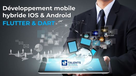 Développement d’applications mobiles hybrides IOS et Android avec Flutter & Dart