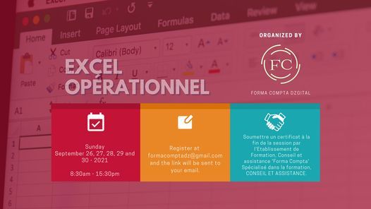Excel Opérationnel Gestion° Formation Pratique°✓