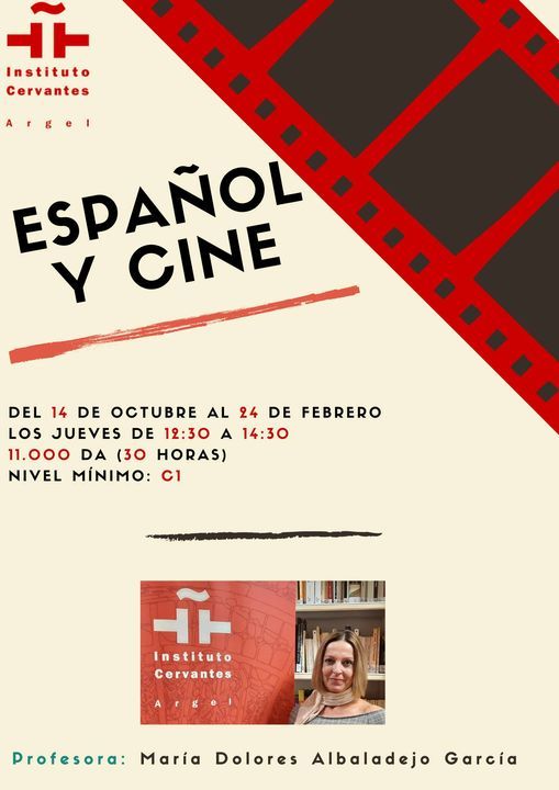 CURSO ESPAÑOL Y CINE. CON MARÍA DOLORES ALBALADEJO