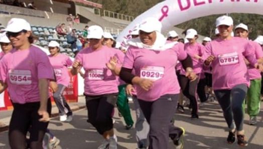 La 7eme edition de la course féminine contre le cancer du sein
