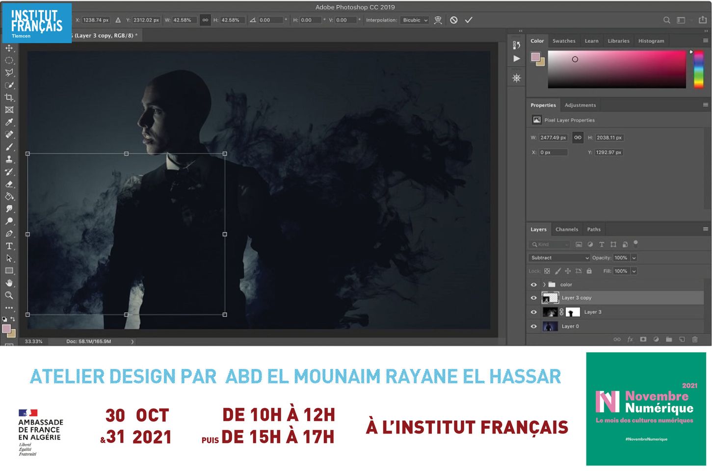 Atelier Design à l'Institut Français Tlemcen