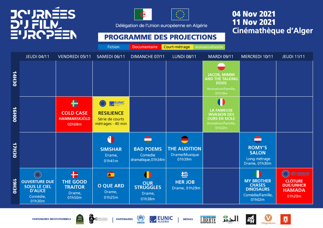 PROGRAMME JOURNÉES DU FILM EUROPÉEN