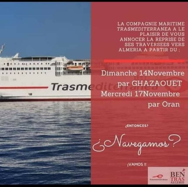 La compagnie maritime TRASMEDITERRANEA