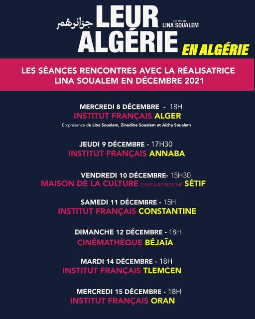 « LEUR ALGÉRIE » EN PROJECTION DANS PLUSIEURS VILLES DU PAYS