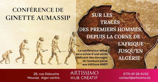 Conférence de Ginette Aumassip : Sur les traces des premiers hommes en Afrique