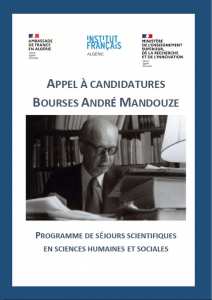 APPEL A CANDIDATURES BOURSES ANDRÉ MANDOUZE - 2NDE ÉDITION
