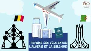 Vols entre l'Algérie et la Belgique par la compagnie belge Tui Fly