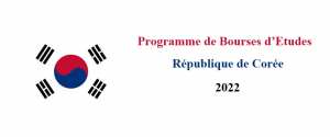 Offre de bourse d'études en Corée