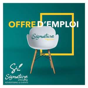 SIGNATURE CONSULTING  Boite de Publicité & Communication située à ORAN HASNAOUI recrute :