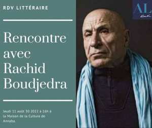 Rencontre avec l'écrivain Rachid Boudjedra