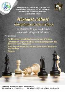 Béjaia : compétition de jeux d'échecs