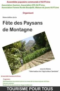 la FÊTE DES PAYSANS DE MONTAGNE sous le thème '' VALORISATION DE L'AGRICULTURE FAMILIALE ''