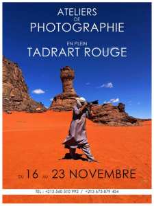 Des ateliers de photographie au coeur du désert du Tadrart rouge