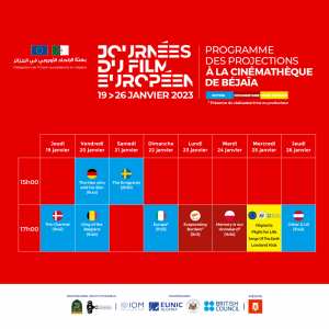 BEJAÏA : PROGRAMME JOURNÉES DU FILM EUROPÉEN 🎥