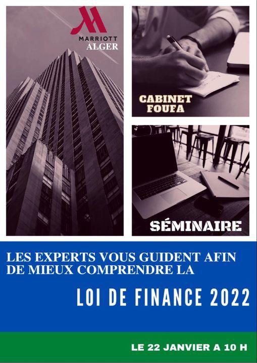 Séminaire sur la loi de finances
