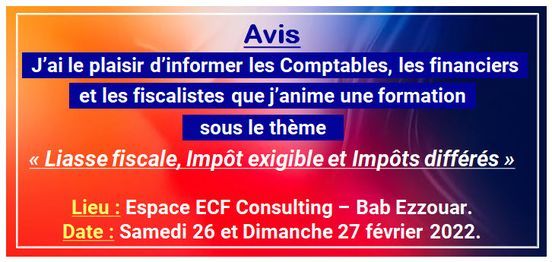 Formation sur la liasse fiscale