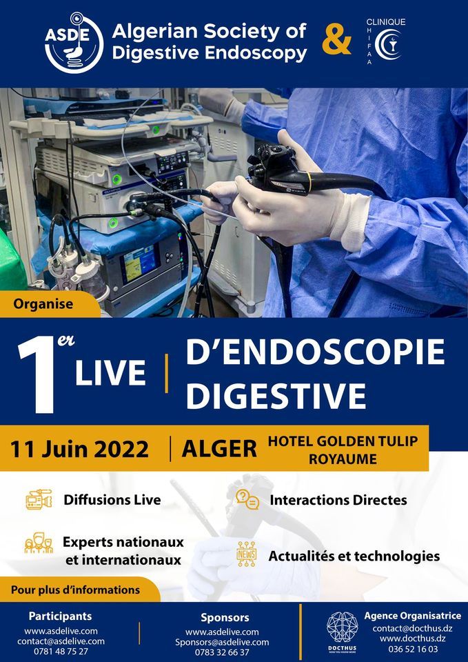 Le 1er LIVE d’endoscopie digestive