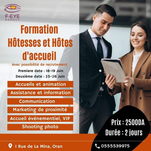 @feyeagency vous propose une formation de #Hôtes et #Hôtesses d'accueil événementiel.