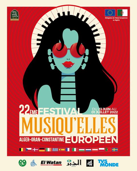 🇩🇿 المهرجان الأوروبي 🎷🎼🎸🎹