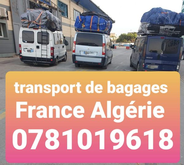 Transport de bagages France - Algérie