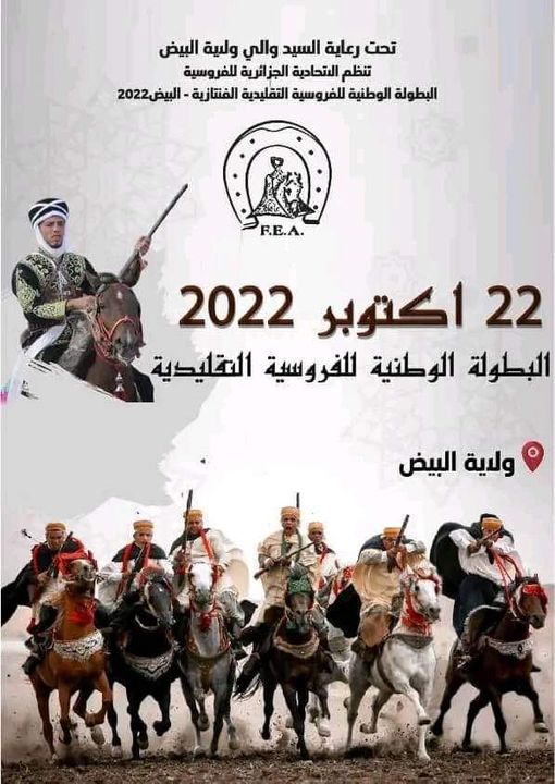 تحتضن ولاية البيض البطولة الوطنية للفروسية التقليدية 