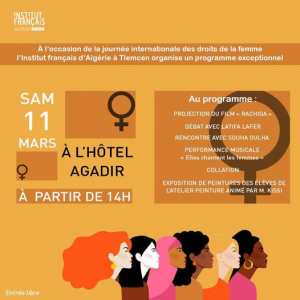 Institut français d'Algérie à Tlemcen 🔹🔷JOURNÉE INTERNATIONALE DES DROITS DE LA FEMME 🔷🔹