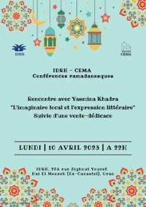 Rencontre avec Yasmina Khadra à Oran