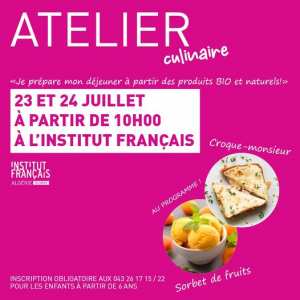 Institut français d'Algérie à Tlemcen 🔹🔷ATELIER CULINAIRE🔷🔹