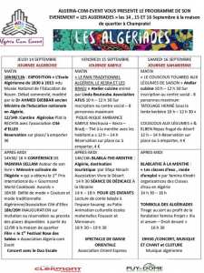 ALGERIA COM EVENT VOUS PRESENTE LE PROGRAMME DE SON EVENEMENT