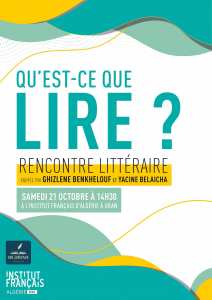 Institut français d'Algérie à Oran - RENCONTRE LITTÉRAIRE 📚