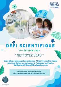 L’Institut Français d’Algérie à Annaba vous propose, de participer au « défi scientifique ».