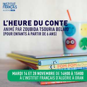 Institut français d'Algérie à Oran  📚 Plongez vos petits dans la magie des contes!