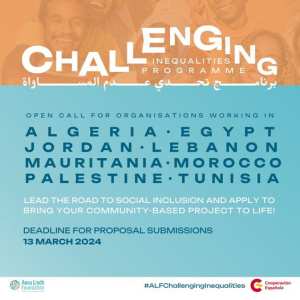 هل أنت منظمة أو مؤسسة محلية تعمل في الجزائر، مصر، الأردن، لبنان، موريتانيا، المغرب، فلسطين أو تونس