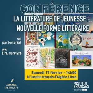 Institut français d'Algérie à Oran  [ CONFÉRENCE LITTÉRAIRE ]