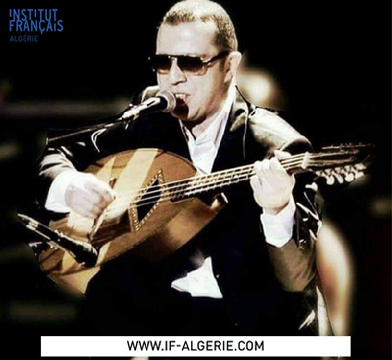 Kamel Aziz en concert à l'institut français d'Algérie à Alger