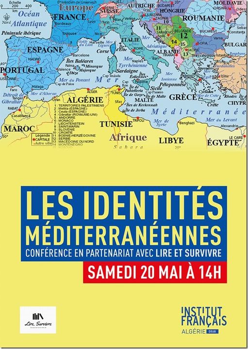 Conférence : « LES IDENTITÉS MÉDITERRANÉENNES »  📚