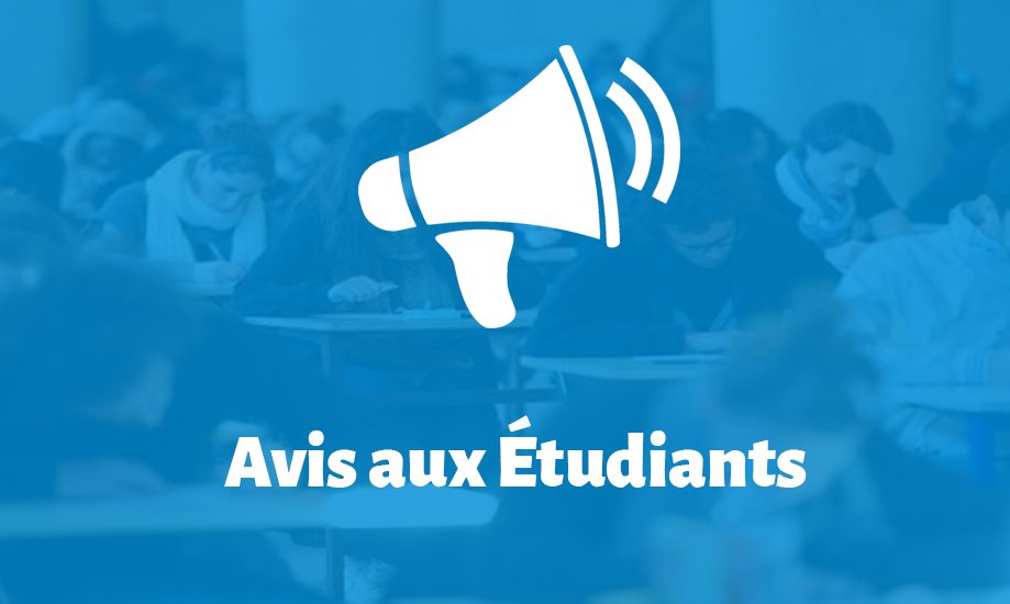AVIS AUX ÉTUDIANTS UNIVERSITE ABOU BEKR BELKAID TLEMCEN